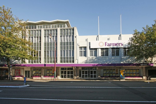 The iconic Farmers Building on Broadway in Palmerston North is for sale by tender with Bayleys. 